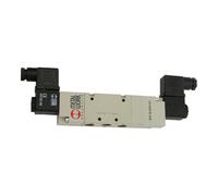 RIEGLER Riegler Electrovanne 5/3 voies, électropneumatique, centre ventilé, G 1/4, 24 V CC Quantité:1