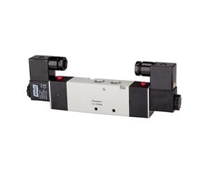 RIEGLER Riegler Électrovanne 5/3 voies électropneumatique, décharge centrale, G 1/4 230V 50Hz 950l/min Quantité:1