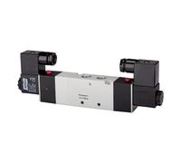 RIEGLER Riegler Electrovanne électropneumatique 5/3 voies, milieu ouvert, G 1/8, 24VDC, 400l/min Quantité:1
