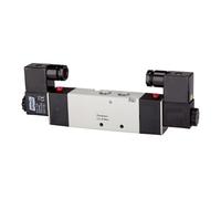 RIEGLER Riegler Électrovanne pneumatique 5/3 voies, centre échappement, G 1/2, 230 V, 50 Hz Quantité:1