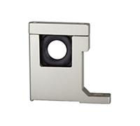 RIEGLER Riegler Élement de fixation avec fixation murale, 1 perçage avec étrier en L BG400 Quantité:1