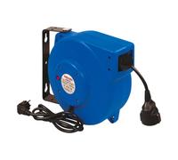 RIEGLER Riegler Enrouleur électrique, HO5VV-F, 230V, 50Hz, max. 10 Ampères, 15 m Quantité:1
