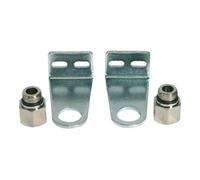 RIEGLER Riegler Ensemble d'équerres de fixation pour vannes de voie, H 120,0 mm, G 1/4 Quantité:1