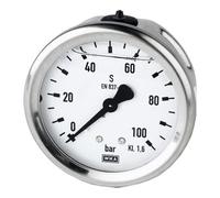 RIEGLER RIEGLER Glyzerinmano. Acier CrNi G 1/4 central arrière 0 - 40,0 bar Diamètre 63 mm Quantité:1