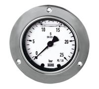 RIEGLER Riegler Glyzerinmano, anneau avant, G 1/4 arrière centré, 0 - 160,0 bar, Ø 63 Quantité:1
