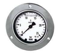 RIEGLER Riegler Glyzerinmano, anneau frontal, G 1/4 arrière centré, 0 - 25,0 bar, Ø 63 Quantité:1