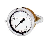 RIEGLER Riegler Glyzerinmano, anneau frontal triangulaire, G 1/2 excentré, 0-400,0 bar, Ø100 Quantité:1