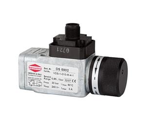 RIEGLER Riegler Interrupteur pression-vide, connexion électrique M12x1, bride, -0,85/-0,15 bar Quantité:1