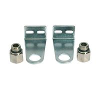 RIEGLER Riegler Jeu d’équerres de fixation pour vannes de voie, H 30,0 mm, G 1/4 Quantité:1