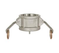 RIEGLER Riegler Kamlok bouchon de fermeture, type DC, alu, BG 4, pour prise Ø 120 Quantité:1