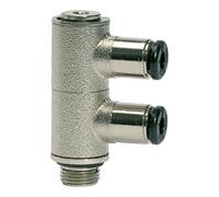 RIEGLER Riegler L-multiprises 2 voies « click-clock », rotatif, M5 ext. Ø 4 mm Quantité:1