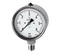 RIEGLER Riegler Mano, acier CrNi, sécurité, G 1/4 radial bas, 0-25,0 bar, Ø 63 Quantité:1