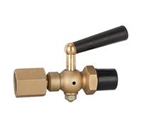RIEGLER Riegler Manomètre robinet d'arrêt, embout - manchon pivotant, MS brut, G 1/2 Quantité:1