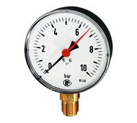 RIEGLER Riegler Manomètre standard, boîtier plastique, G 1/2 bas, 0-40,0 bar, Ø 80 Quantité:1