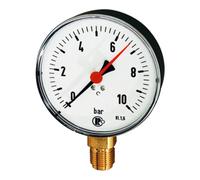 RIEGLER Riegler Manomètre standard, boîtier plastique, G 1/2 bas, -1/+3,0 bar, Ø 80 Quantité:1