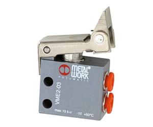 RIEGLER Riegler Minivolet 3/2, mécanique, levier à rouleau, retour libre, M5 latéral Quantité:1