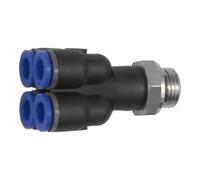 RIEGLER Riegler Multiprises »Série Bleue«, 4 voies, pivotante, G 1/8 à Ø 6 mm Quantité:1