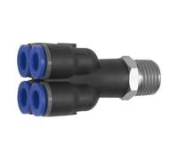 RIEGLER Riegler Multiprises »Série Bleue«, 4 voies, pivotante, R 1/4 à Ø 4 mm Quantité:1