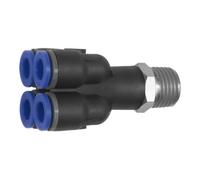 RIEGLER Riegler Multiprises »Série Bleue«, 4 voies, pivotante, R 1/8 à Ø 4mm Quantité:1