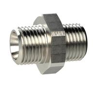 RIEGLER Riegler Niple double filetage métrique, M5 ext., M5 ext., clé 7, MS nickelé Quantité:1