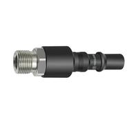 RIEGLER Riegler Nipple avec RSV pour raccords NW 8, ISO 6150 C, acier, G 3/8 AG Quantité:1