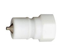 RIEGLER Riegler Nipple de fermeture double, POM, G 1/8 IG, DN 4,3 Quantité:1