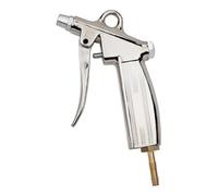 RIEGLER Riegler Pistolet à air soufflé, buse amortisseur, aluminium injecté nickelé, embout LW 6 Quantité:1
