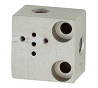 RIEGLER Riegler Plaque de base individuelle, M5 pour mini-vannes magnétiques 15 mm Quantité:1