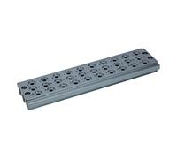 RIEGLER Riegler Plaque de base multiple pour valves de voie, 10 positions de valve, G 1/4 Quantité:1