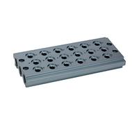 RIEGLER Riegler Plaque de base multiple pour valves de voie, 6 positions de valve, G 1/8 Quantité:1