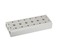 RIEGLER Riegler Plaque de base multiple pour vannes 5/2-5/3 voies, 7 pos., M5, G 1/8 Quantité:1