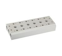 RIEGLER Riegler Plaque de base multiple pour vannes 5/2-5/3 voies, 8 positions, G 1/2 Quantité:1