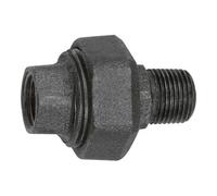 RIEGLER Riegler Raccord 331, joint plat, R 2 1/2, Rp 2 1/2, acier trempé noir Quantité:1