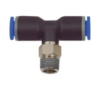 RIEGLER Riegler Raccord à visser en T « Série bleue », pivotant, R 1/2 ext. Ø 14 mm Quantité:1