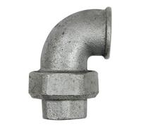 RIEGLER Riegler Raccord coudé 95, IG/IG, Rp 1 1/2, fonte malléable noire Quantité:1