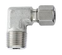 RIEGLER Riegler Raccord coudé à visser R 3/8 a., Ø tube 12, ES 1.4571, 315 bar Quantité:1
