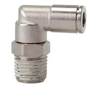 RIEGLER Riegler Raccord coudé L »metallica« pivotant, R 3/8 ext., Ø tuyau 14 Quantité:1