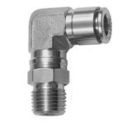 RIEGLER Riegler Raccord coudé L, rotatif, R 1/4 a., Ø tuyau 12, ES 1.4404 Quantité:1