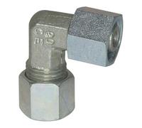 RIEGLER Riegler Raccord d'angle réglable, Ø ext. tube 28, acier zingué Quantité:1