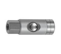 RIEGLER Riegler Raccord de sécurité à bouton-poussoir NW 5,5, pivotant, alu, G 1/2 IG Quantité:1