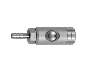 RIEGLER Riegler Raccord de sécurité à bouton-poussoir NW 5,5, rotatif, alu, embout LW 13 Quantité:1