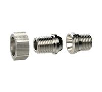 RIEGLER Riegler Raccord double cannelé, conique étanche R 1/8 ext., R 1/4 ext. MS nickelé Quantité:1