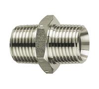 RIEGLER Riegler Raccord double filetage, R 1/2 ext., R 1/2 ext., Clé 27, acier inox 1.4571 Quantité:1