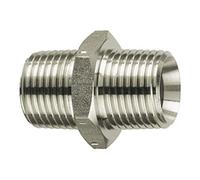 RIEGLER Riegler Raccord double filetage, R 3/4 ext., R 3/4 ext., Clé 32, acier inox 1.4571 Quantité:1