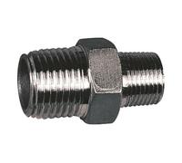 RIEGLER Riegler Raccord double filetage, réduit, hexagonal, G 2 a., G 1 a., ES 1.4408 Quantité:1