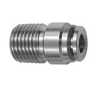 RIEGLER Riegler Raccord droit emboîtable, rond, R 1/4 a., tuyau Ø 6, ES 1.4404 Quantité:1