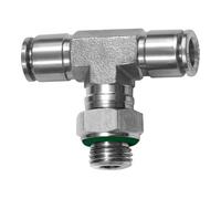 RIEGLER Riegler Raccord en T à visser pivotant, G 1/4 a., Ø tuyau 8, ES 1.4404 Quantité:1