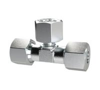 RIEGLER Riegler Raccord en T réglable, Ø ext. tube 14 mm, acier galvanisé Quantité:1