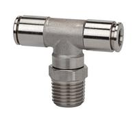 RIEGLER Riegler Raccord en T, rotatif, R 1/4", Ø clé 8, 15 bar, ES 1.4404 Quantité:1