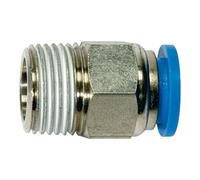 RIEGLER RIEGLER Raccord enfichable droit Bleu Série R 1/8 a. Diamètre du tuyau 10 mm Quantité:1